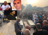  فيديو: تشييع جثامين ضحايا جريمة اطلاق النار في مدينة الرملة